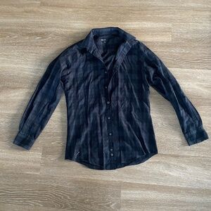 vintage black and grey light weight flannel